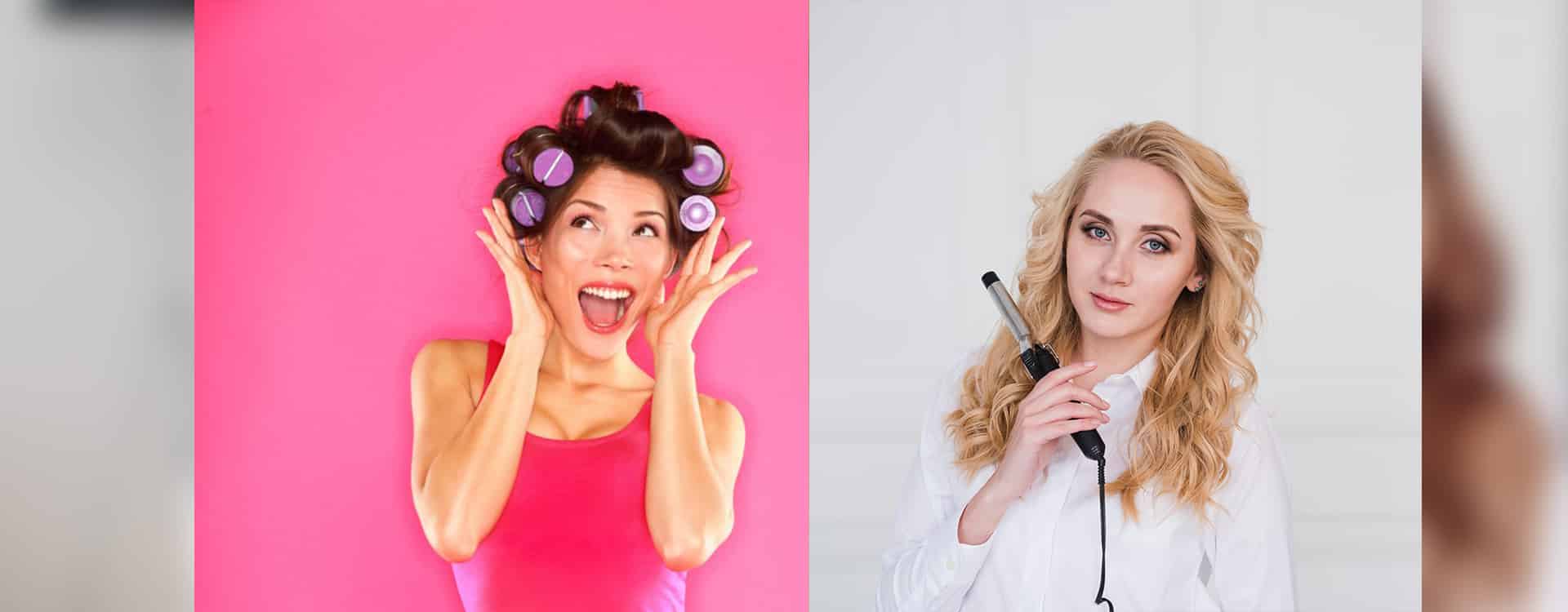Hot Roller VS Curling Iron feature