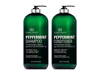 botanic hearth peppermint oil shampoo and conditioner