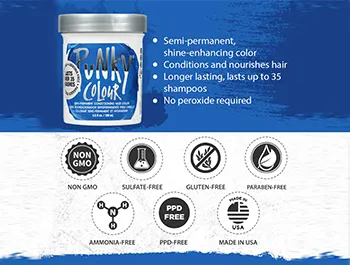 how to color over blue hair