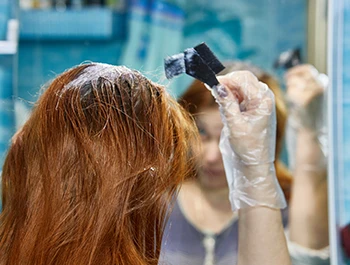 Precautions during application your hair color